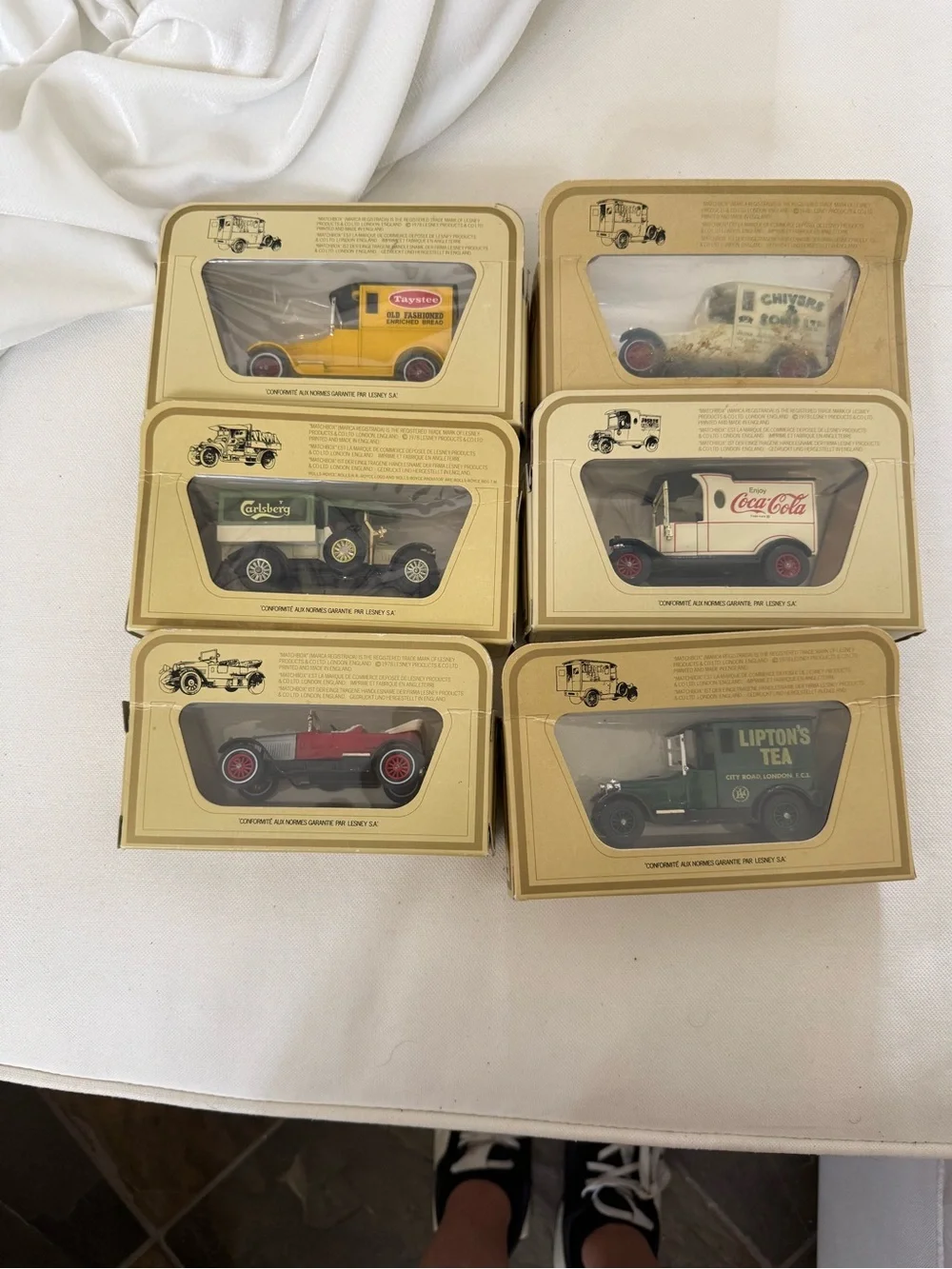 Vintage models of yesteryear matchbox car set of 6 NIB